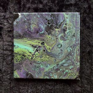 Acrylic Pour Painting Canvas Wall Art